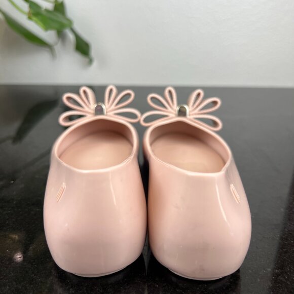Melissa + Jason Wu Women's Ultra Girl Fab Bow Flats Blush Pink Size US12 - Picture 5 of 10